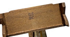 Vintage Wooden Artisan Carl Sachs Doll House Colonial High Back Bench Seat 1985