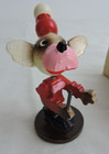 Extremely Rare Vintage Wooden Action Pet From Japan - Bobblehead W  Original Box