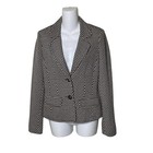 Francis Christian Francis Roth Brown White Starburst Blazer Jacket Academia Sz 6