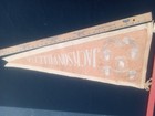 Lot Of 5 Vintage Pennant Flags 
