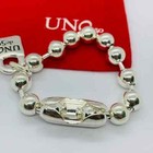 Uno De 50 Bracelet Snowflake Bracelet Silver-plated Beads Women Padlock Bracelet