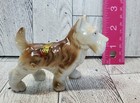 Lf1 Vtg Schnauzer Porcelain 3  Dog Figurine Japan Souvenir Of Owatonna  Minn 