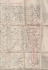 Wwi  Genuine Ordnance Survey Trench  Map Of  France Sheet 28 S w  1917