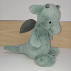 Jellycat London Bashful Dragon Sage Green Medium Plush Stuffed Animal 12  Euc 