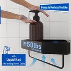 Corner Shower Shelf 2-pack  Larger Adhesive Shower Corner Caddy For Inside Sh   