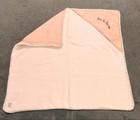 Hermes Horse Embroidery Baby Bath Wrap Pouch Handkerchief Set Of 3 Pink Unused
