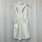 Classy Bride Womens Tank Top White Pink Sleeveless Scoop Neck Racerback M New