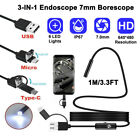 Waterproof Endoscope Borescope Hd Inspection Camera Scope For Type C Android