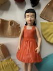 Vintage Louis Marx Twinkie Doll W  5 Wigs  Clothes  Accessories Large Lot 1960s