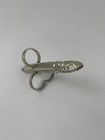 Vintage Silver Plated Asparagus Hinge Tongs Antique Dinnerware
