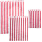 Candy Bags Striped Sweet Paper Bag For Christmas Chocolate Treat - All Sizes
