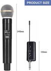 Professional Karaoke Microphone Set Dual Vocal Pickup Easy Setup Usb Recharge   