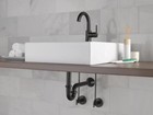 Delta Universal P-trap Matte Black-certified Refurbished