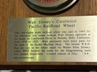 Authenticated Walt Disney   s Carolwood Pacific Railroad Wheel Lilly Belle 1949