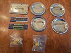 Rush Limbaugh 2 Lapel Pins   7 Button Lot - Political Conservative Talk Radio