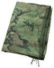 Usgi Military Woodland Camo Wet Weather Poncho Liner Woobie Blanket Gc Cut Ties