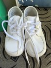 Vintage Stride Rite Baby Lace Up Shoes Cherub White Leather 5 1 2e