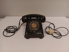 Vintage Stromberg Carlson Art Deco Styled Black Telephone Phone Rotary Dial Prop