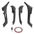 Fits Acura Tsx 2009-2014 Interior Door Armrest Cover Trim Carbon Fiber Look 4pcs
