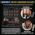 Blind Hole Bearing Puller Kit  36 In 1 Inner Outer Bearing Separator Set 