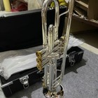 Yamaha Ytr-8335 Trumpet Silver Gold Key With Case Professional Instrument