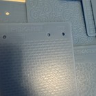 Fiskars Texture Embossing Plates Lot  Asst Patterns  12 Double-sides Plastic