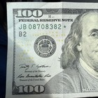 2009  100 Dollar Bill Star Note Jb 08708382   Circulated