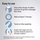 Braun Electric Nasal Aspirator - Mucus Remover  Blocked Nose Relief