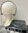 Vintage 1990 Sony Discman D-12 Cd Player W headphones   Carry Strap Tested Works