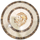 Floor Marble Medallion - 36  Inches - Round