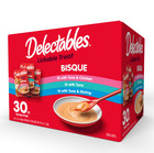Hartz Delectables Bisque Lickable Wet Cat Treats Variety Pack  30 Count