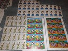 Lot 95 Vintage Worldwide Full Half Stamp Sheets 1120 Stamps Vf Nh Various Dates