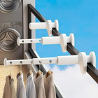 Portable Folding Clothes Hanger Extendable Travel Drying Rack Space Saving