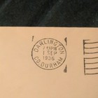 1936 King Edward Viii First Day Cover Fdc   d Stamp Darlington Co Durham Pm