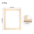 3 X Silk Screen Printing Frame 9 8x7 5 Inch Wood With 160 White Mesh Diy