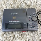 Sony Mz-r3 Portable Hi-md Walkman Md Player Silver With Remote Rm-ed100 Tested