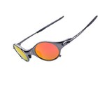 Round Polarized Sunglasses Alloy Driving Sport Cycling Eye-wear Glasses Uv400