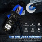 Digital Clamp Meter Trms Multimeter Ac Dc Volt Amp Ohm Ncv Tester Data Logging