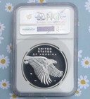 2017 W Ngc Sp70 Enhanced Liberty 1oz  999 Silver Medal  Rhett Jeppson Autograph