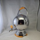 Vtg Art Deco Chrome Bakelite Coffee Orb Percolator Manning Bowman Working
