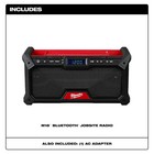For Milwaukee 2952-20 M18 18v Cordless Bluetooth Jobsite Radio - Bare Tool