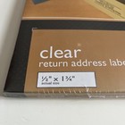 Maco Laser ink Jet Matte Clear Return Address Labels  1 2 X 1-3 4 In -2000   Box