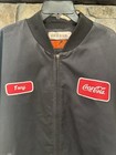 Vintage Red Kap Coca Cola  Black Uniform Jacket  size 4xl 