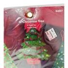 Vintage Sealed Bucilla O  Christmas Tree Felt Sequin Kit 84807 Ornaments