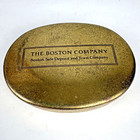 Virginia Metalcrafters Bespoke Brass Trinket Box Vtg Executive Desk Williamsburg