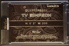 Ty Simpson 2026 Wild Card  a-ocw-pt-ts Qb1 On The Clock Auto  2 Rookie Rc Rams