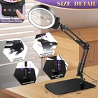 10x 30x Large Magnifying Glass With Light And Stand  5-inch Lighted Magnifier  7