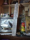 Clear Quartz Crystal Point Tower Obelisk Approx 11 In