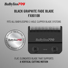 Barberology Replacement Black Graphite Replacement Fade Blade For Hair Clippers 
