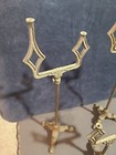 Lot Of 3 Antique Vintage Cast Metal Art Deco Store Merchandise Shoe Display 482c